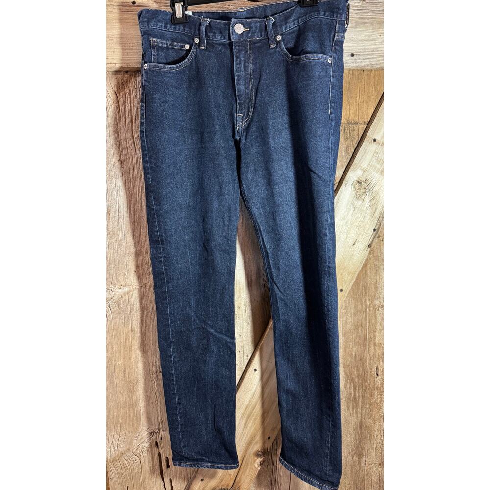 H&M Slim Coupe Etroite Denim Blue Jeans Men's Size 34 x32 Dark Wash